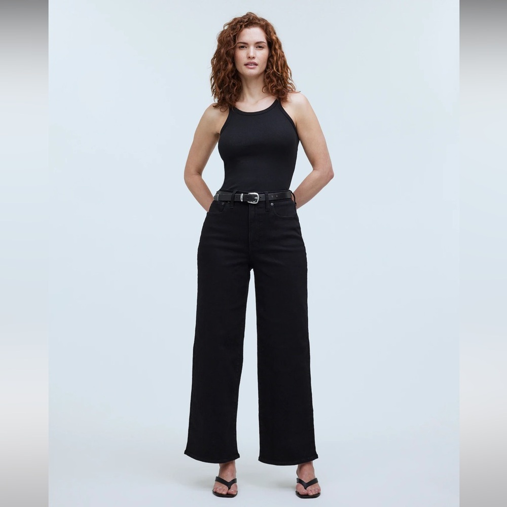 NWT MADEWELL The Petite Curvy Perfect Vintage Wide-Leg Jean size 29P